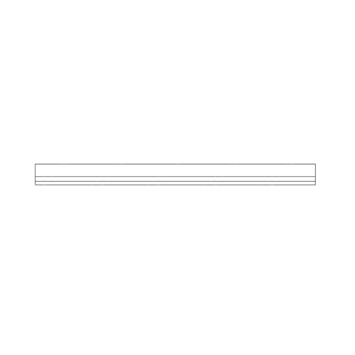 TBB 170372 FLOOR RAIL, 341T, REAR W/LEFT SIDE BTR