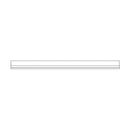TBB 170373 FLOOR RAIL, 341T, REAR W/LEFT SIDE BTR