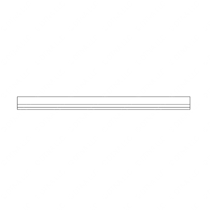 TBB 170373 FLOOR RAIL, 341T, REAR W/LEFT SIDE BTR
