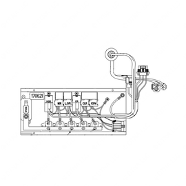 TBB 170621 CONTROL PANEL ASSY, A/C, EM W/CM CARRIE