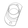 TBB 170890 FITTING, SIDE WALL FLANGE, STANCHION, 3