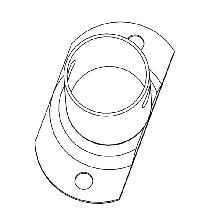 TBB 170890 FITTING, SIDE WALL FLANGE, STANCHION, 3