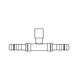 TBB 171101 A/C HOSE FITTING, FLEX CLIK,  10 SPLICER
