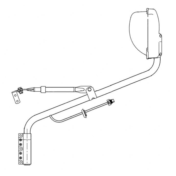 TBB 171184 MIRROR ASM, NON-HEATED, LS, SYSTEM B, H