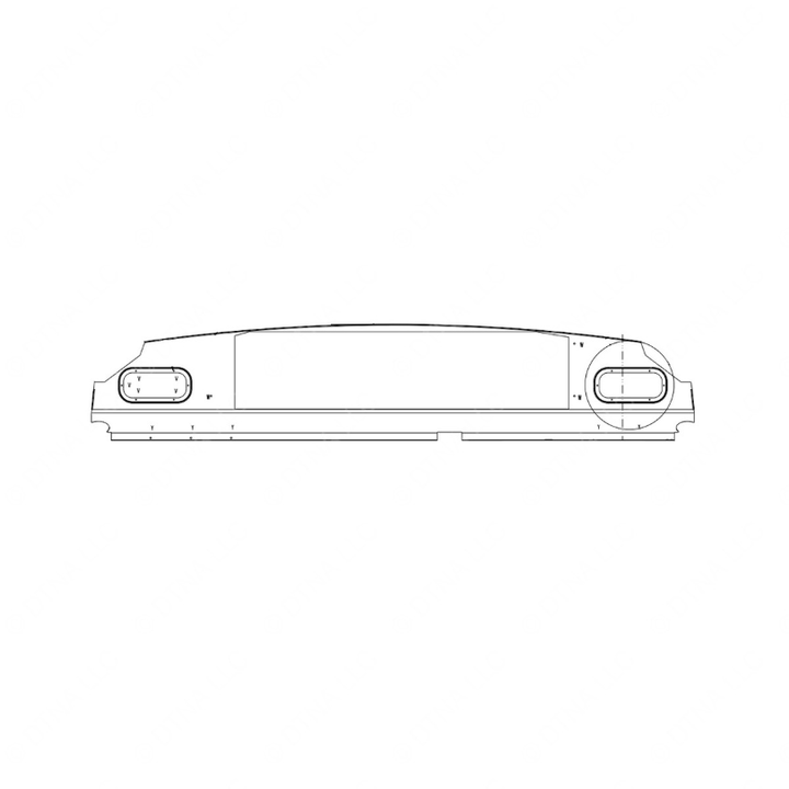 TBB 171440 REAR BULKHEAD, INTERIOR, AC, IW-10, C2