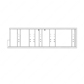 TBB 171614 SHELF WELDMENT,DAV SEAT,BELT REINF,ISL-G