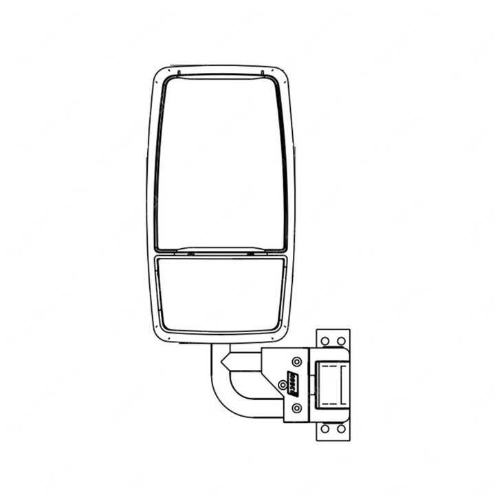 TBB 172329 MIRROR ASM, HEATED, REMOTE, 8X15 UPRIGH