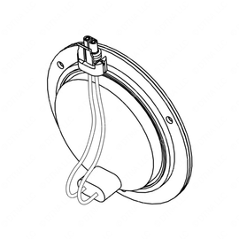 TBB 172409 LIGHT ASSEMBLY, FLANGE MOUNT, LED 4IN RO
