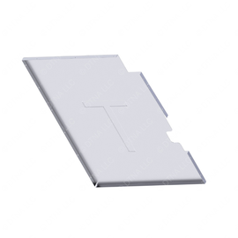 TBB 172620 PANEL, MODESTY, 20 INCH STANCHION, RIGH