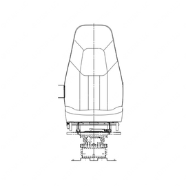 TBB 172628 DRIVERS SEAT, NATIONAL SEATING, COMMODO