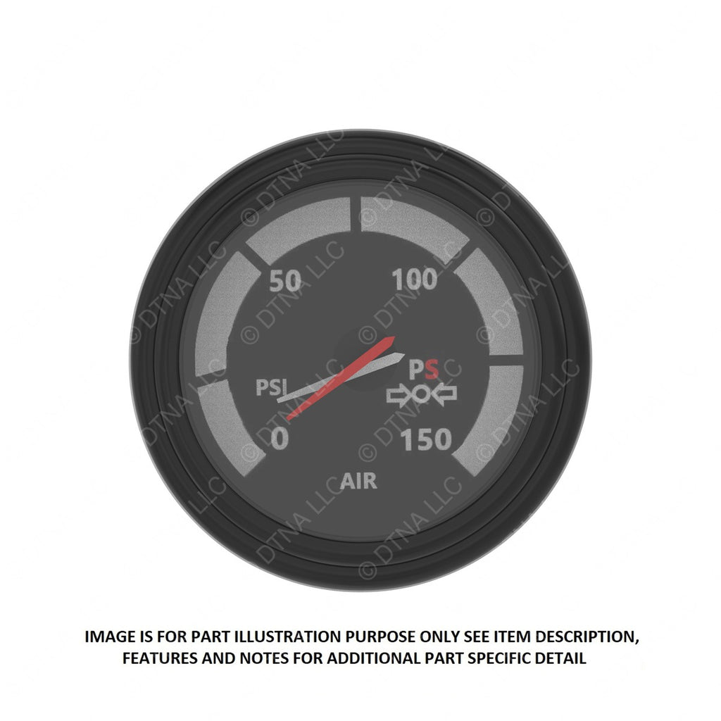 TBB 174101 GUAGE AIR PRESSURE DUAL 2IN