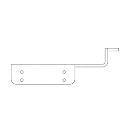 TBB 174161 DOOR LINKAGE BRKT BASE, FWD LEAF, AIR