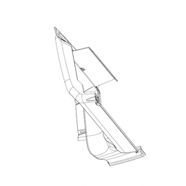 TBB 174439 MECHANISM COVER, ENTRANCE DOOR, WITH FR