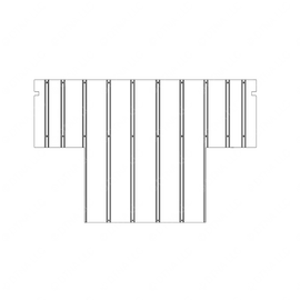 TBB 175381 FLOOR SHEET, CORRUGATED STEEL 2ND, GM 0