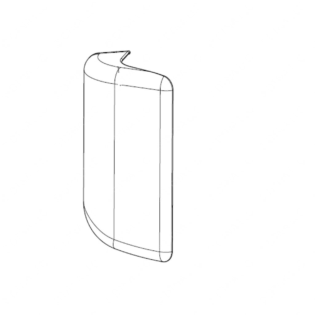 TBB 175607 END CAP FRT BUMPER LS