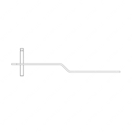 TBB 175609 INTERIOR HANDLE, STANDARD, REAR EMERGEN