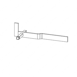 TBB 175617 INTERIOR HANDLE, STANDARD, EMERGENCY DO