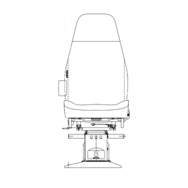 TBB 175792 DRIVERS SEAT, NATIONAL NS2000, MECHANIC