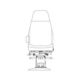 TBB 175793 DRIVERS SEAT, NATIONAL NS2000, AIR PEDE