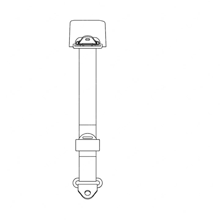 TBB 176136 DRIVERS SEAT BELT, 175 INCH, SINGLE RET