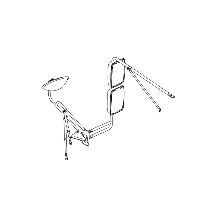 TBB 176412 MIRROR ASM, NON-HEATED, MANUAL, OPEN VI
