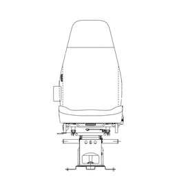 TBB 176844 DRIVER SEAT LEVEL 1, NATIONAL, NS2000,