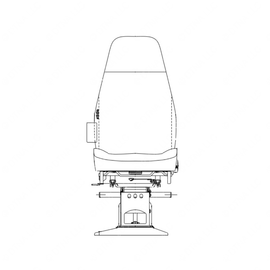 TBB 177388 DRIVERS SEAT LEVEL 1, NATIONAL, NS2000,
