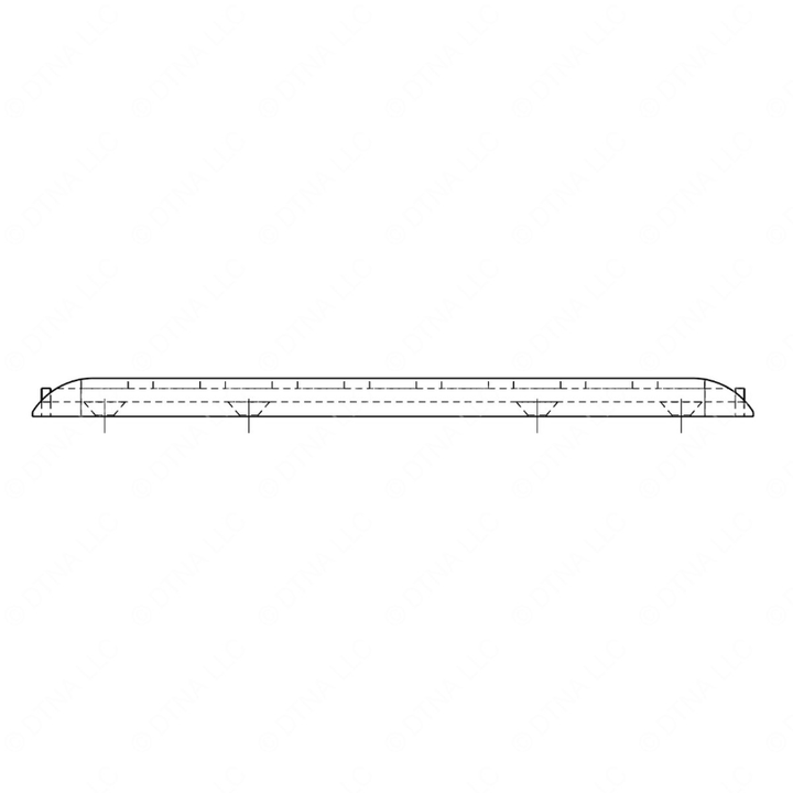 TBB 178795 TRACK - ALUMINUM EXTRUDED 10"