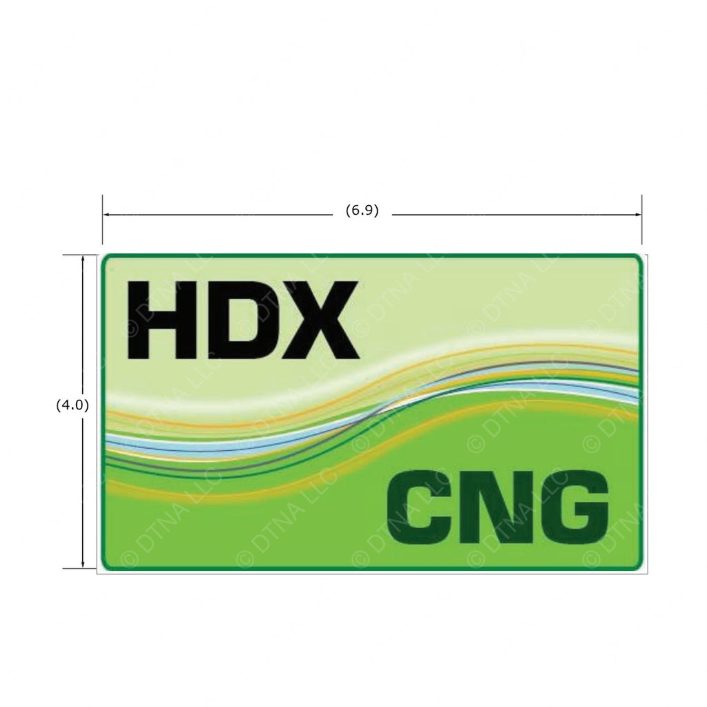 TBB 179443 LABEL CNG LOGO HDX