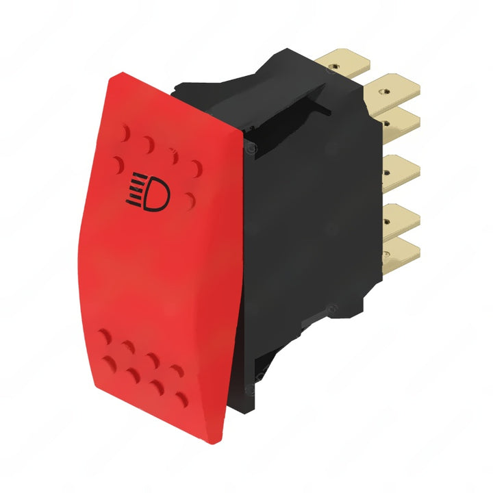 TBB 181073 ROCKER SWITCH, WARNING, 20 AMP, DPST MO
