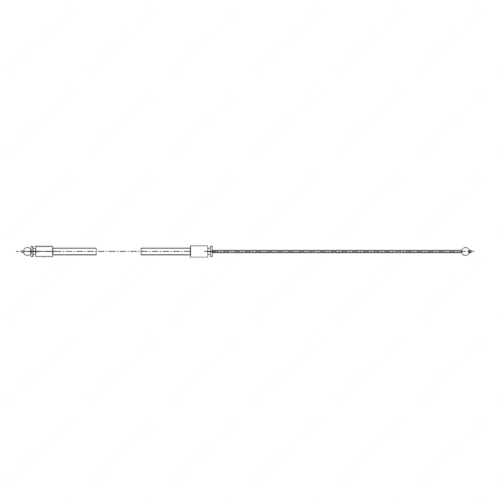 TBB 181181 CONTROL CABLE, EXTERIOR RELEASE, ELECTR