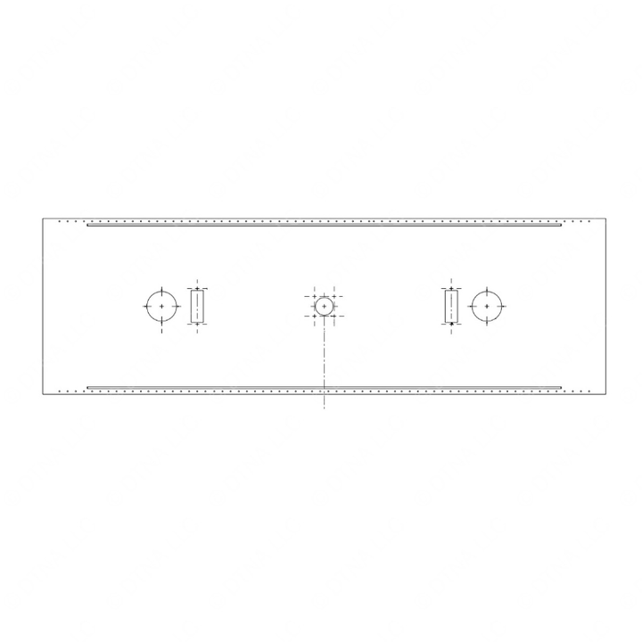 TBB 181820 HEADLINING,1WDO W/VENT HOLE,STEEL,DRW