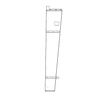 TBB 182053 ENTRANCE DOOR POST, WELDED ASM, SRW, GM