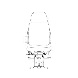 TBB 182096 DRIVER SEAT LEVEL 1, NATIONAL, NS2000,