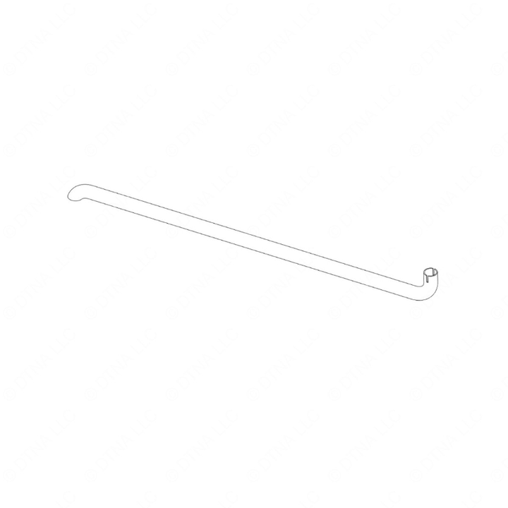 TBB 182133 PIPE-EXH,WEBASTO TSL17,HDX