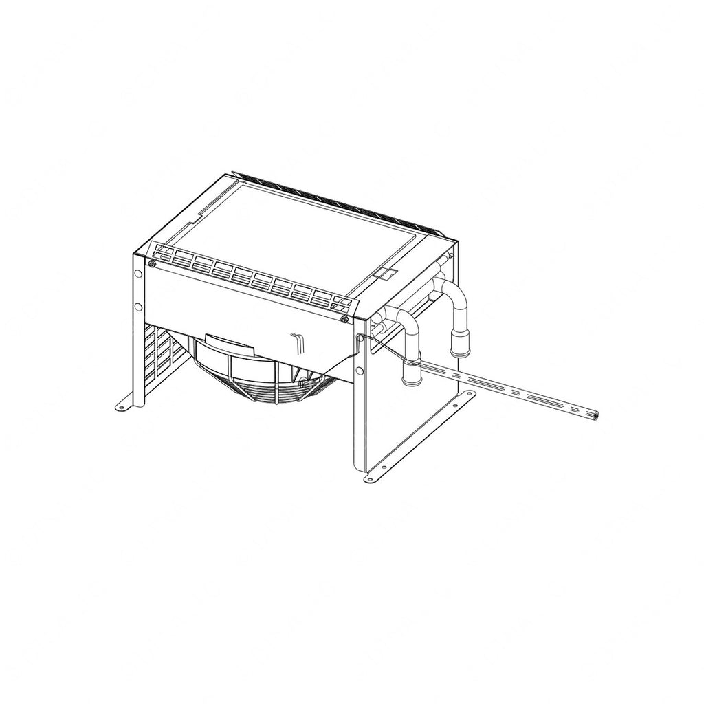 TBB 182483 UNDERSEAT HEATER, W/GUARD, 50,000 BTU,