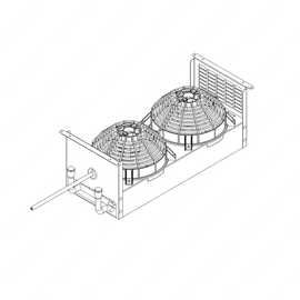 TBB 182519 HEATER -84,000 BTU, UNDERSEAT