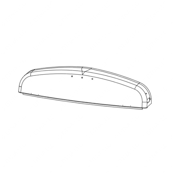 TBB 184468 ROOF CAP ASSEMBLY, FRONT, COMMERCIAL
