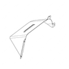 TBB 184559 VISOR WARNING LIGHT FRT RIGHT NARROW