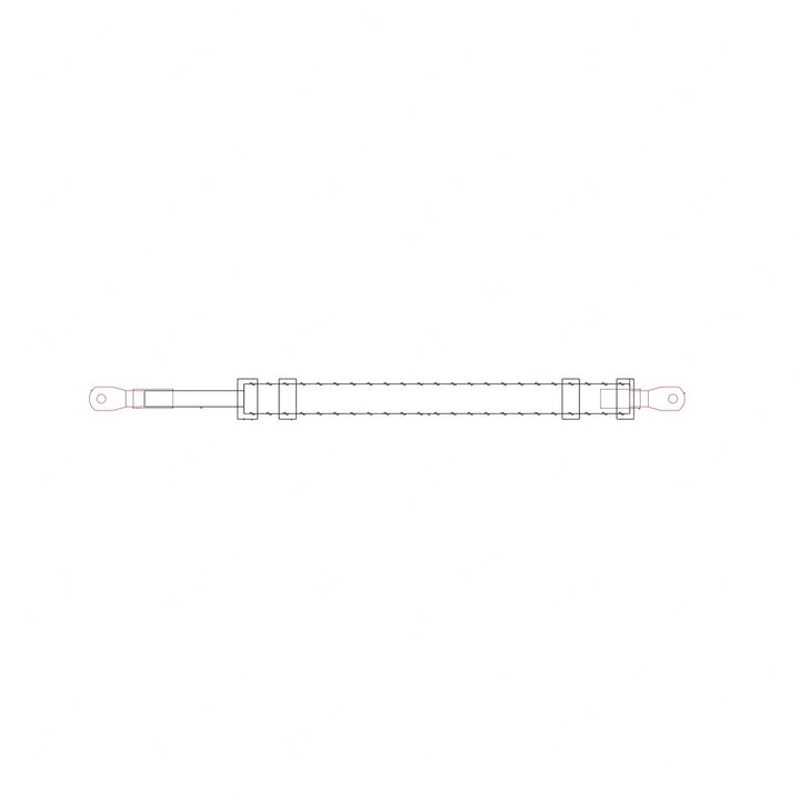 TBB 184741 CBL-POS,RED,2/0,5/16X5/16,143"