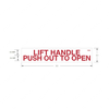 TBB 184832 LABEL, PUSHOUT WINDOW INSTRUCTIONS, EXT