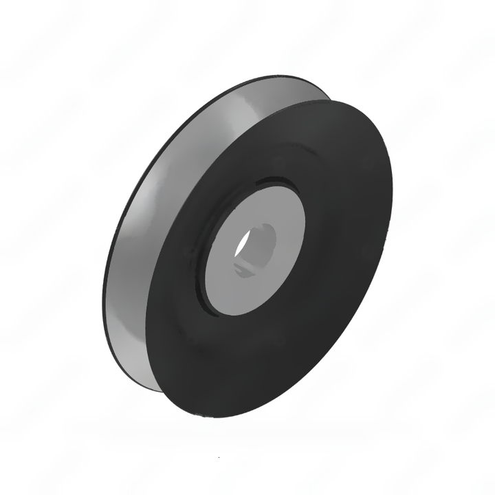 TBB 185268 PULLEY-IDLER, 6 INCH., FLAT, STEEL