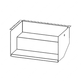 TBB 185887 STEPWELL ASSEMBLY, ALUMINUM, DRW, GM