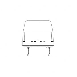 TBB 192899 SEAT ASSEMBLY, S3B 36",TRACK RS,RESTRAI