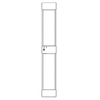 TBB 195942 ENT. DOOR WELDMENT FWD LEAF MANUAL