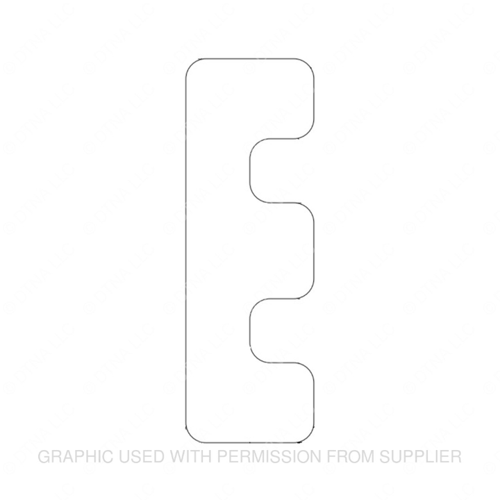 TBB 196092 SHIM,FRT BUMPER ADJUSTMENT, EFX