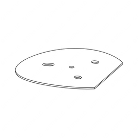 TBB 196996 MIRROR REINFORCEMENT, TOP PLATE, SYSTEM