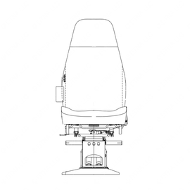 TBB 197002 DRIVER SEAT LEVEL 1, NATIONAL, NS2000,