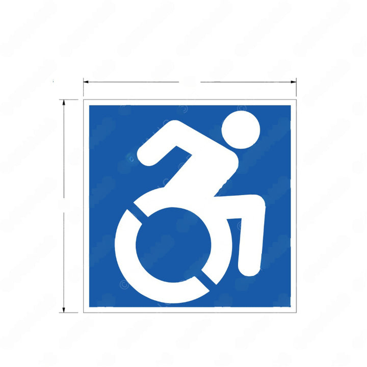 TBB 203184 DECAL ACCESSIBLE ICON