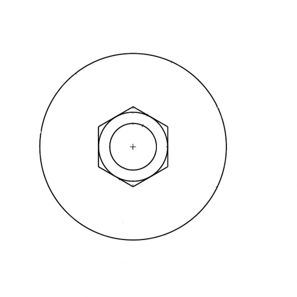 TBB 203868 3/8-16 GRADE8 HEX NUT/SERR DWASHER